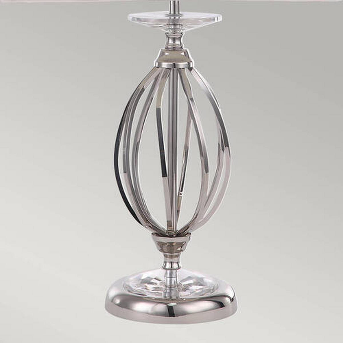 Stolna Svjetiljka Ag-Tl-Pol-Nickel - boje nikla, Konvencionalno, metal/tekstil (36/58cm) - Elstead Lighting