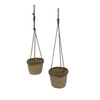 Virágkaspó Belinda -S - barna, Konventionell, természetes anyagok (18/16cm) - Mömax