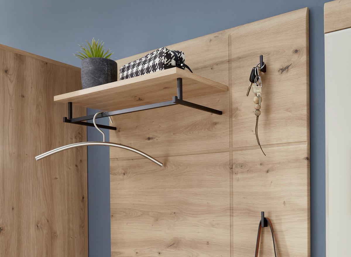 Garderobenpaneel in Eichefarben - Eichefarben, Modern (80/125/28cm) - Mömax