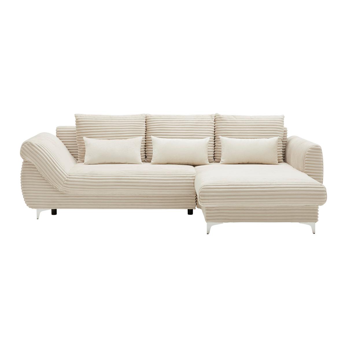 Canapea modulara ALANTIS LUX - crem/negru, Lifestyle, lemn/metal (263/175cm) - Mömax