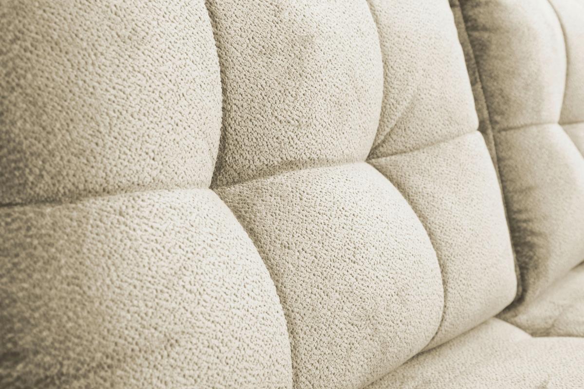 Canapea extensibila PERLA - crem, Konventionell, textil (203/94/96cm)