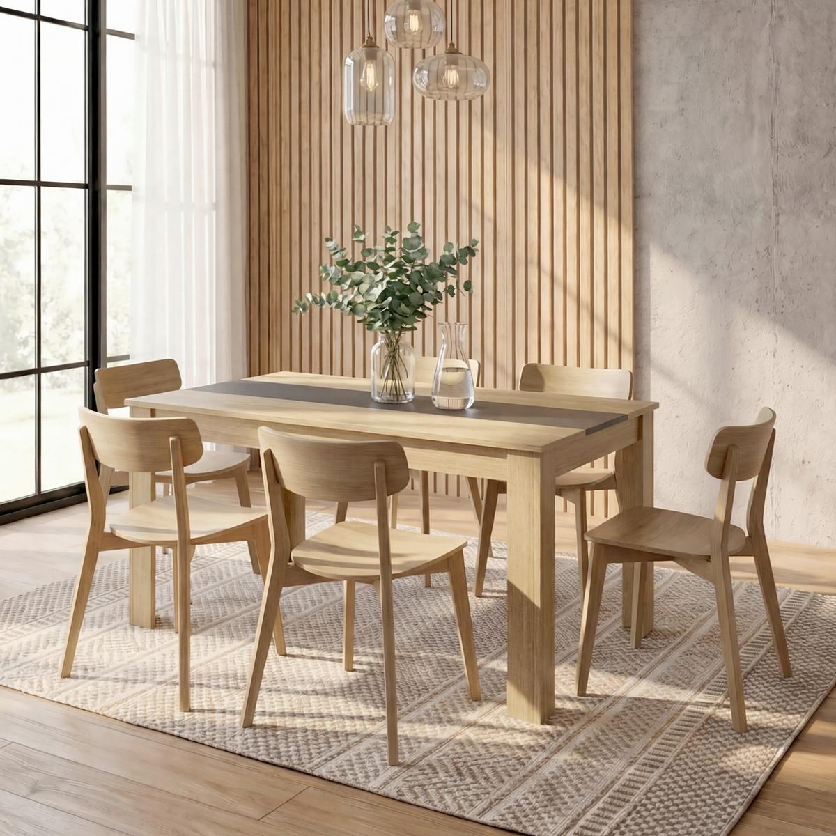 Esstisch Vcm Esstisch "disalo" 140x80 - Honigeiche, Modern, Holzwerkstoff (140/80/75cm) - MID.YOU