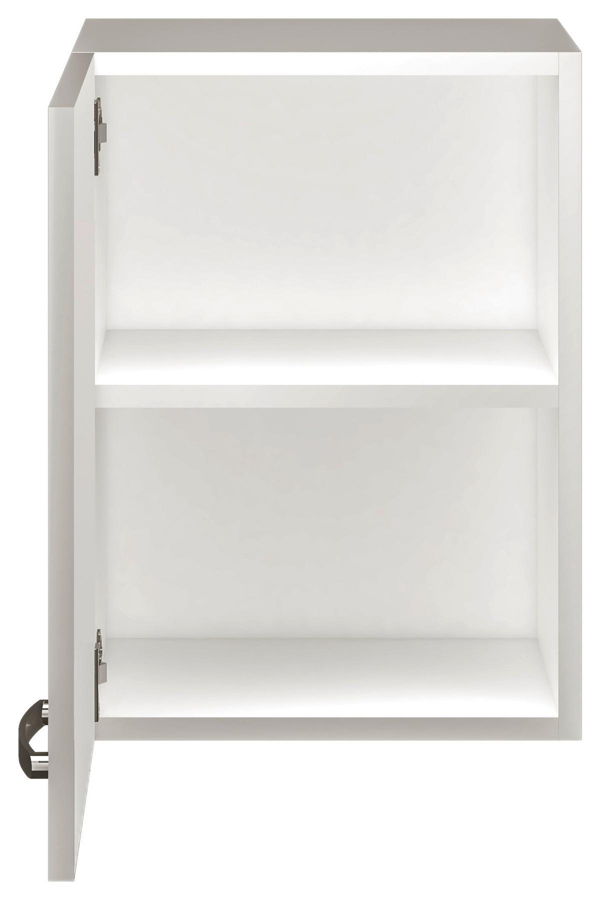 Corp suspendat de bucătărie ALBA - alb/alb lucios intens, Modern, material pe bază de lemn (40/54,8/32cm)