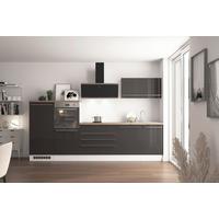 Kuhinjski Blok Z Aparati Gabriel, 320cm - barve nerjavečega jekla/siva, Design, umetna masa/leseni material (320cm) - Respekta