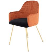 Karosszék Richard 525 - aranyszínű, Design, műanyag/fa (53cm) - Kayoom