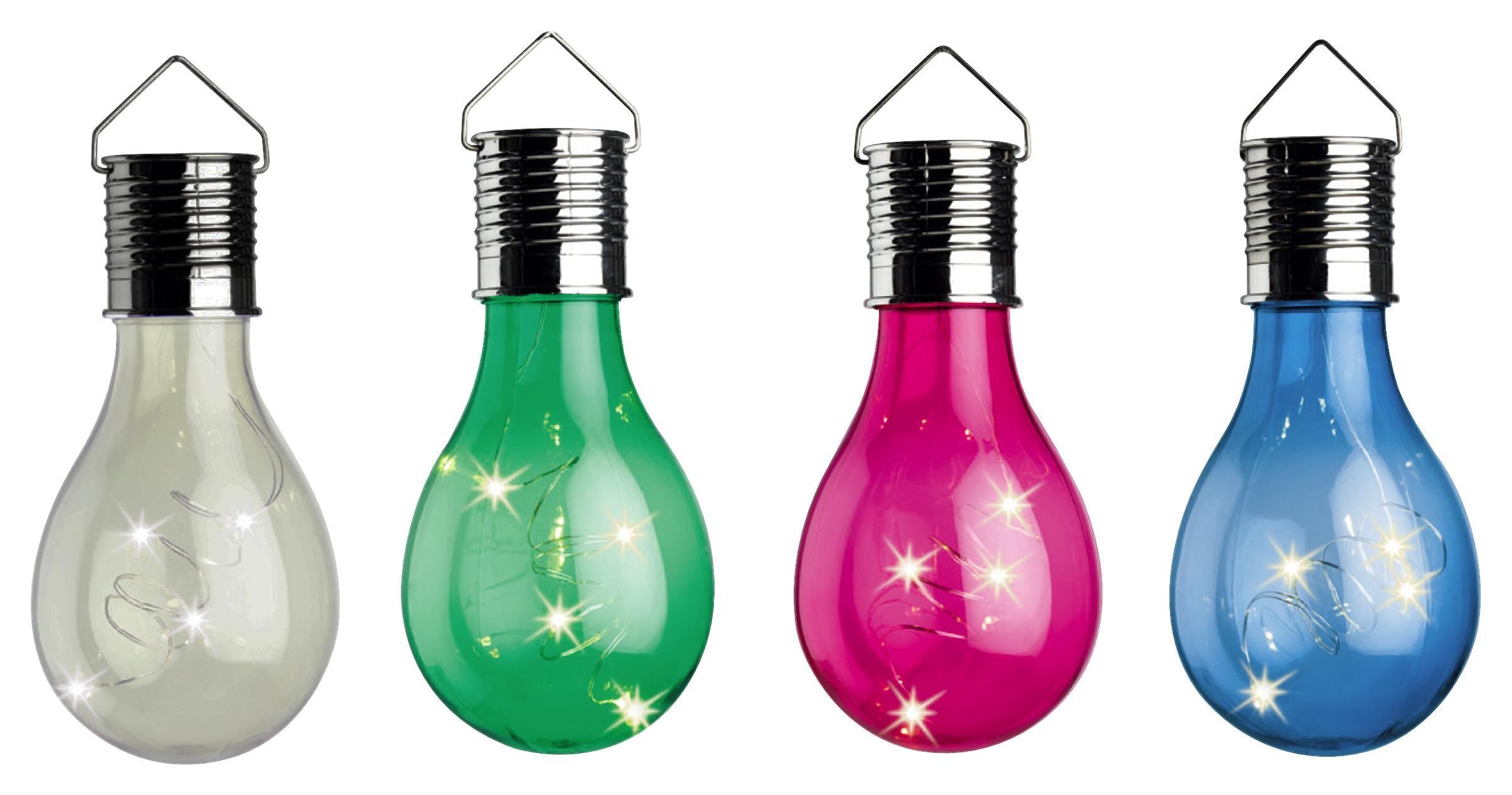 Solarleuchte Bici max. 0,06 Watt - Blau/Transparent, Kunststoff (7.5/15cm) - Modern Living