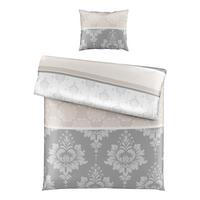 BETTWÄSCHESET YVONNE - Grau, Konventionell, Textil (160/210cm) - Modern Living