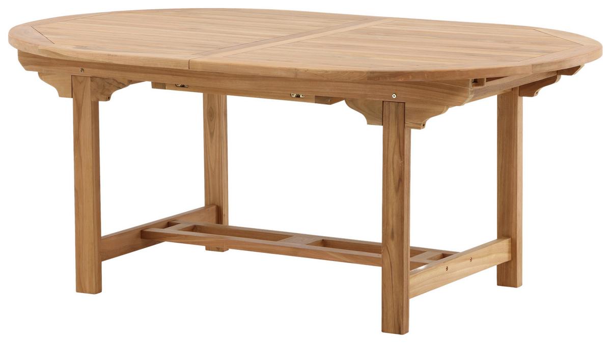 GARTENTISCH KENYA - Teakfarben, KONVENTIONELL, Holz (180/120/75cm) - Gardenson