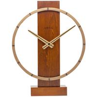Tischuhr Carl Small Braun - Braun, Basics, Holz (27/34/7,5cm) - Nextime