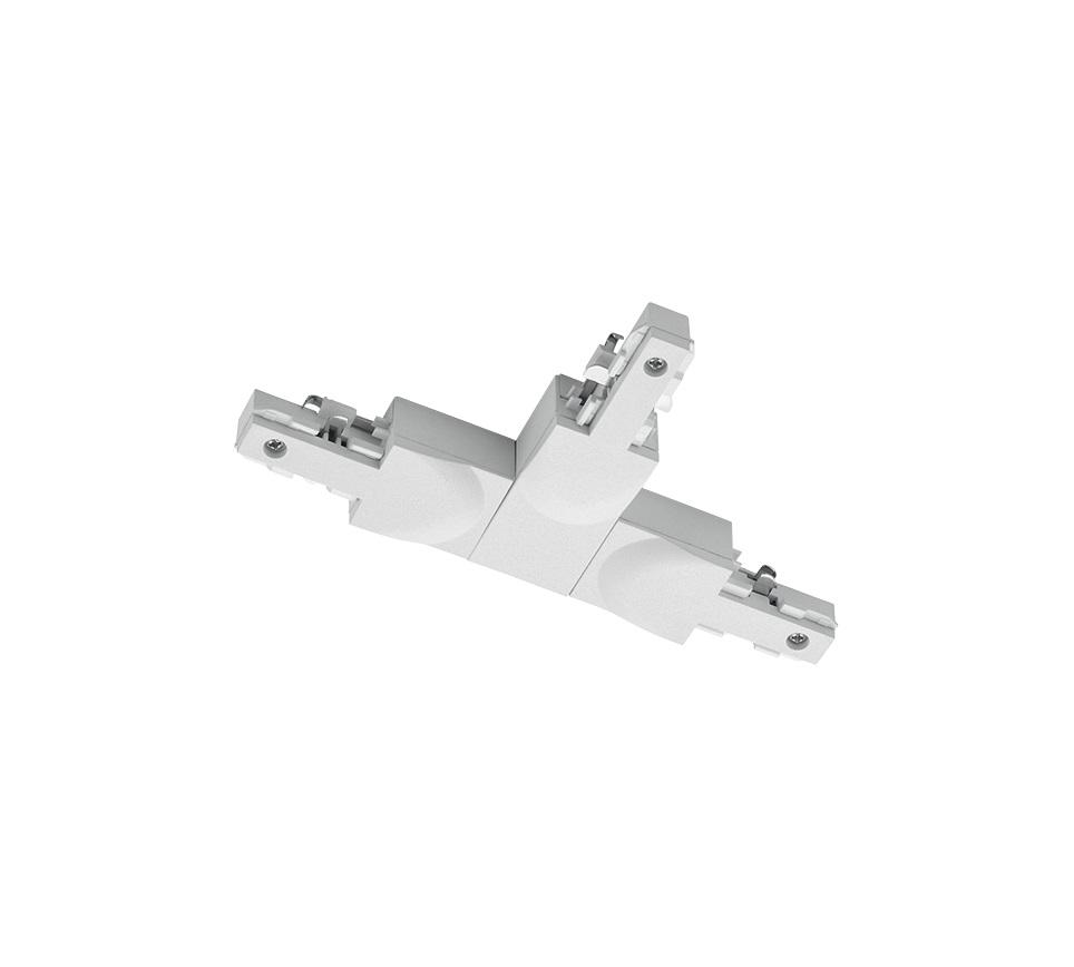 Schienensystem-Verbinder Duoline Weiß - Weiß, Basics, Kunststoff (16/2/10cm) - Trio Leuchten