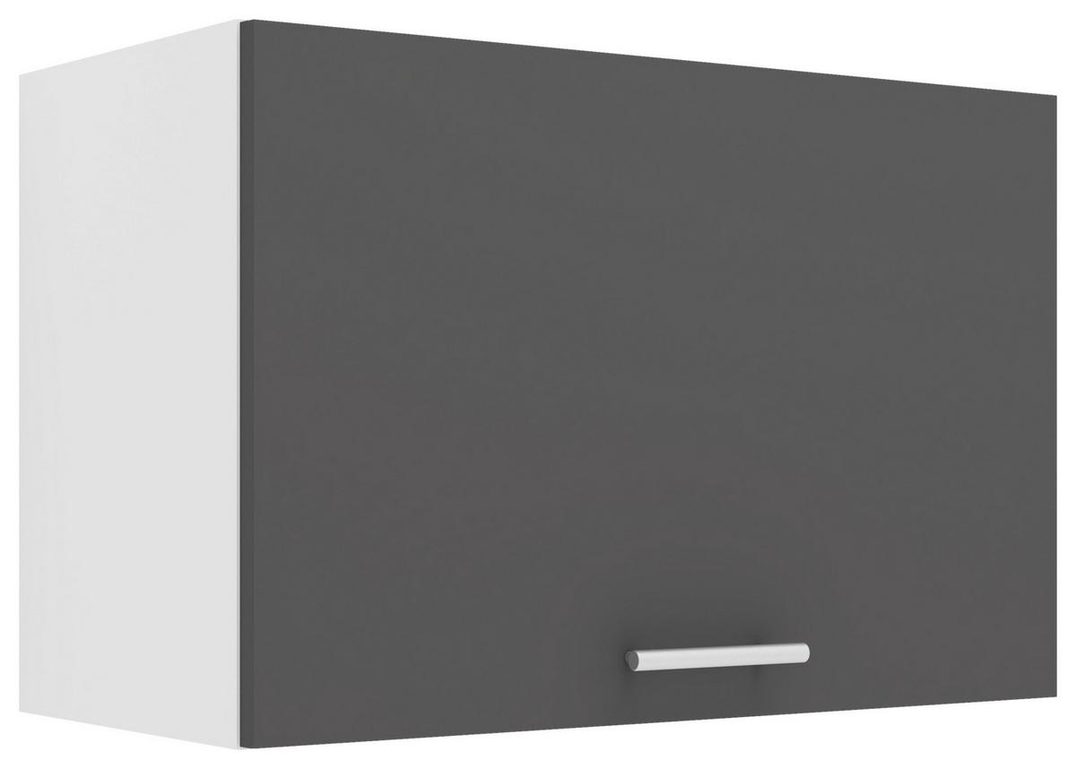 Kuhinjska Zgornja Omarica Esilo, Siva, Bela - bela/barve aluminija, Konvencionalno, kovina/leseni material (60/40/31cm) - MID.YOU