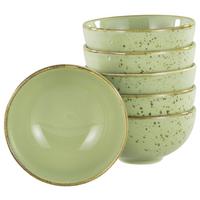 Set Skodelic Za Omake Green, 6-Delni - zelena, Trend, keramika (11,5cm) - Creatable