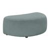 Hocker Leonas Blau - Blau/Schwarz, MODERN, Kunststoff/Textil (102/42/66cm) - Premium Living