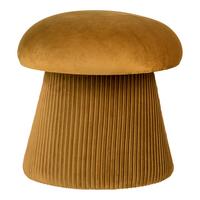 Hocker Hampton Pouf Orange - Orange, Design, Naturmaterialien/Holz (39/42/39cm)