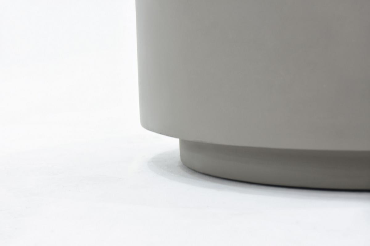 Loungetisch Rome Hellgrau - Hellgrau, KONVENTIONELL, Stein (86/41cm) - Gardenson