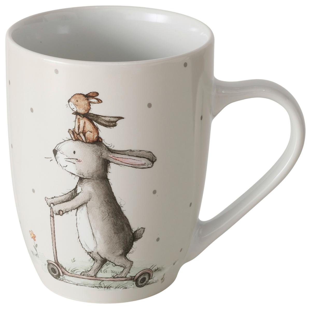 Tasse Bunny I Multicolor - Multicolor, Konventionell, Keramik (12/8/10cm) - Mömax