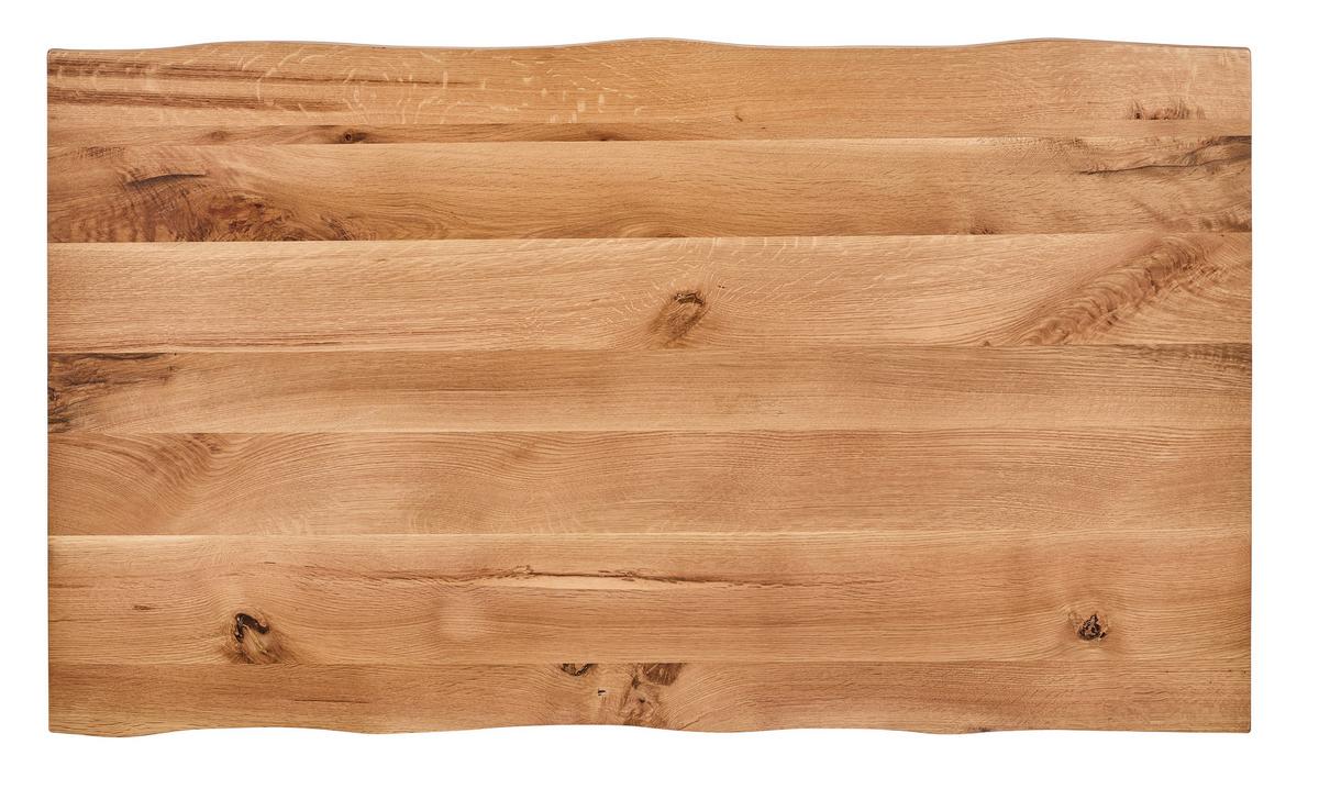 STÓŁ DO JADALNI SPEED - kolor dębowy/czarny, Lifestyle, metal/drewno (140/80/76cm) - Linea Natura