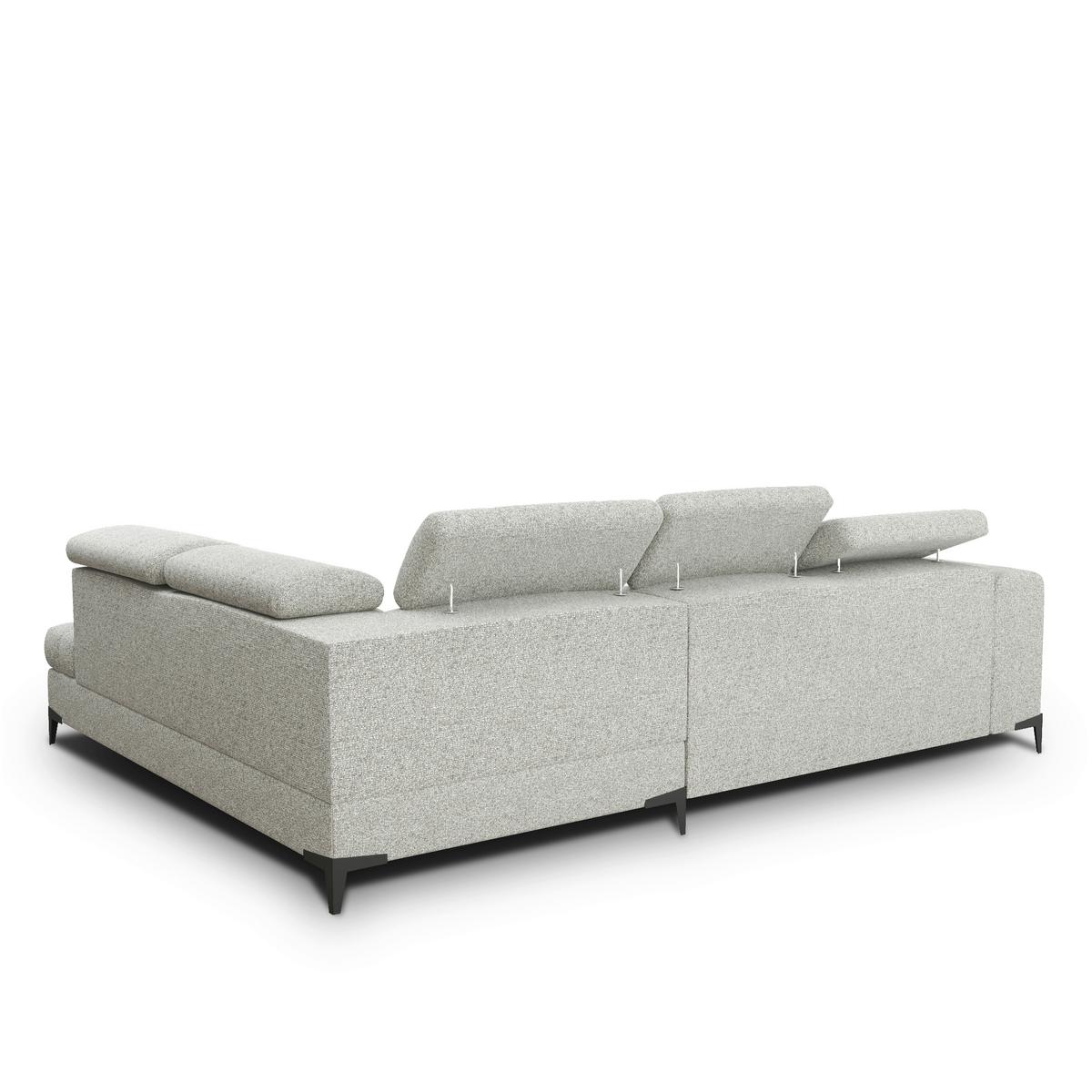 Ugaona Garnitura Mason - siva/bež, Moderno, drvo/metal (271/211cm) - Modern Living