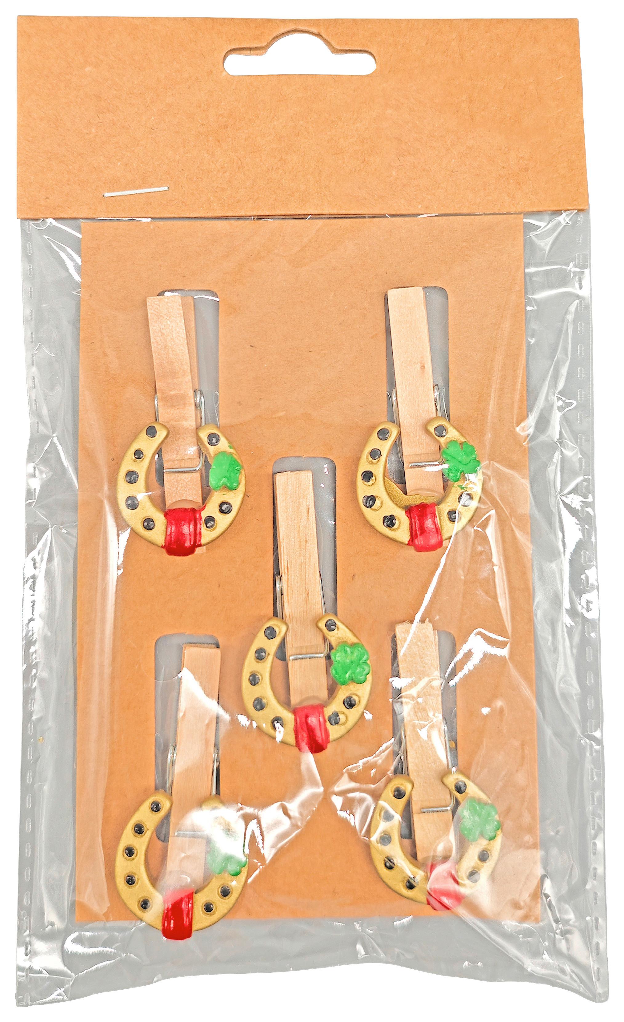 Glücksbringer Lucky Multicolor, 5-tlg. - Multicolor, Konventionell, Holzwerkstoff/Kunststoff - Mömax