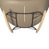 GUNGFÅTÖLJ ELEA - beige/svart, Modern, metall/trä (103/79/109cm) - Bessagi Home
