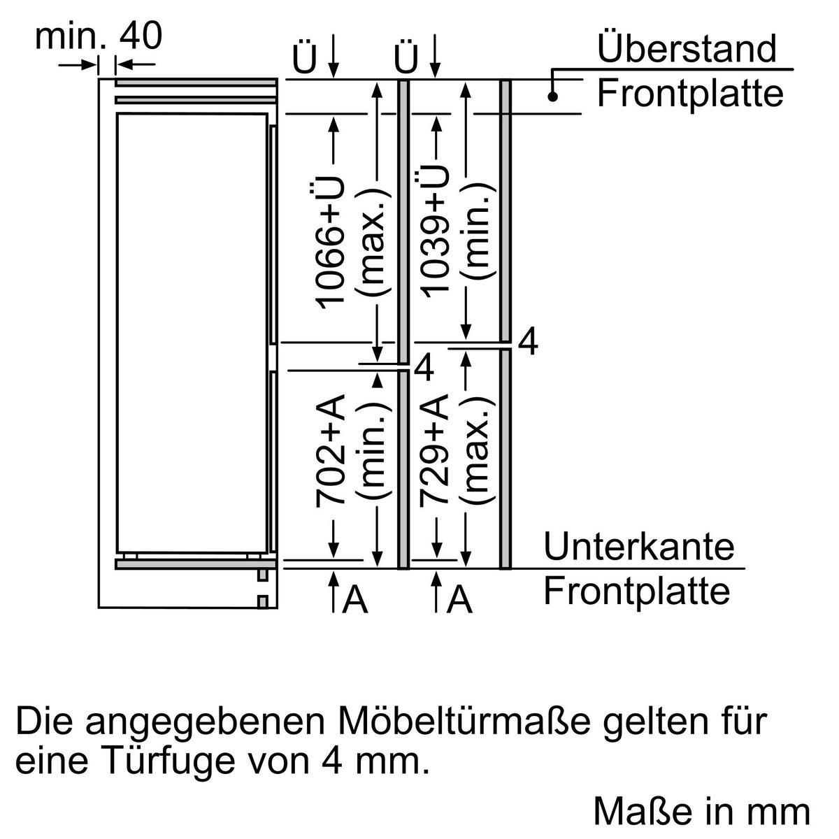 Kühl-Gefrier-Kombination KGNC178NF1 Weiß - Weiß, MODERN, Metall (54,1/177,2/54,8cm) - Neff