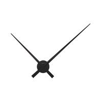 Wanduhr Hands Schwarz - Schwarz, Basics, Metall (85/85/4,5cm) - Nextime