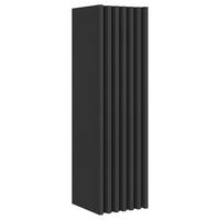 Dulap mediu Nero - negru, Modern, material pe bază de lemn (35/125/36cm) - Welnova