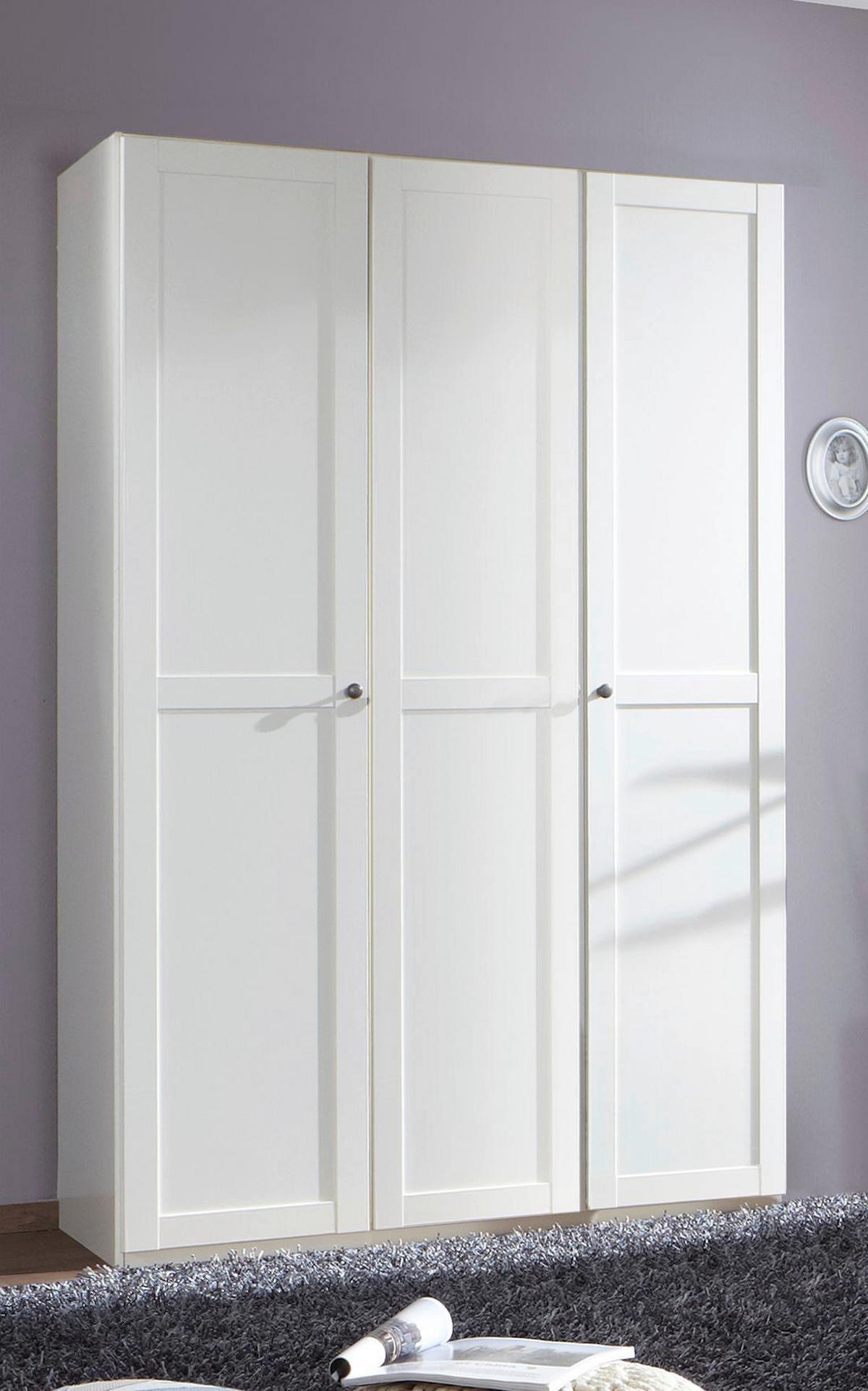 Ormar S Klasičnim Vratima New York B - bijela, Konvencionalno, drvni materijal/metal (135/236/58cm) - Modern Living