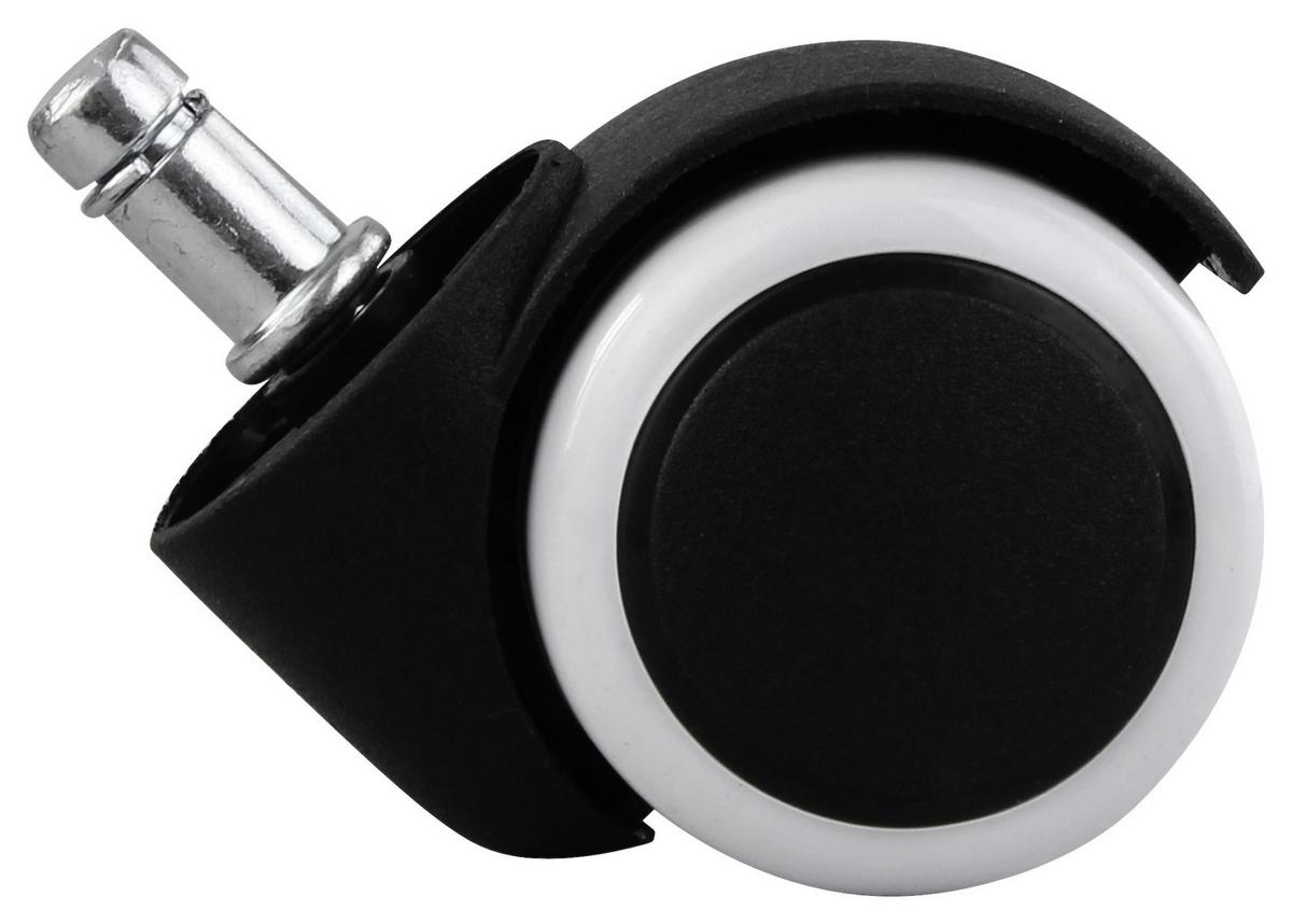 Kolesce Za Vrtljivi Stol Spm1.912 - črna/bela, Basics, umetna masa (5cm) - MID.YOU