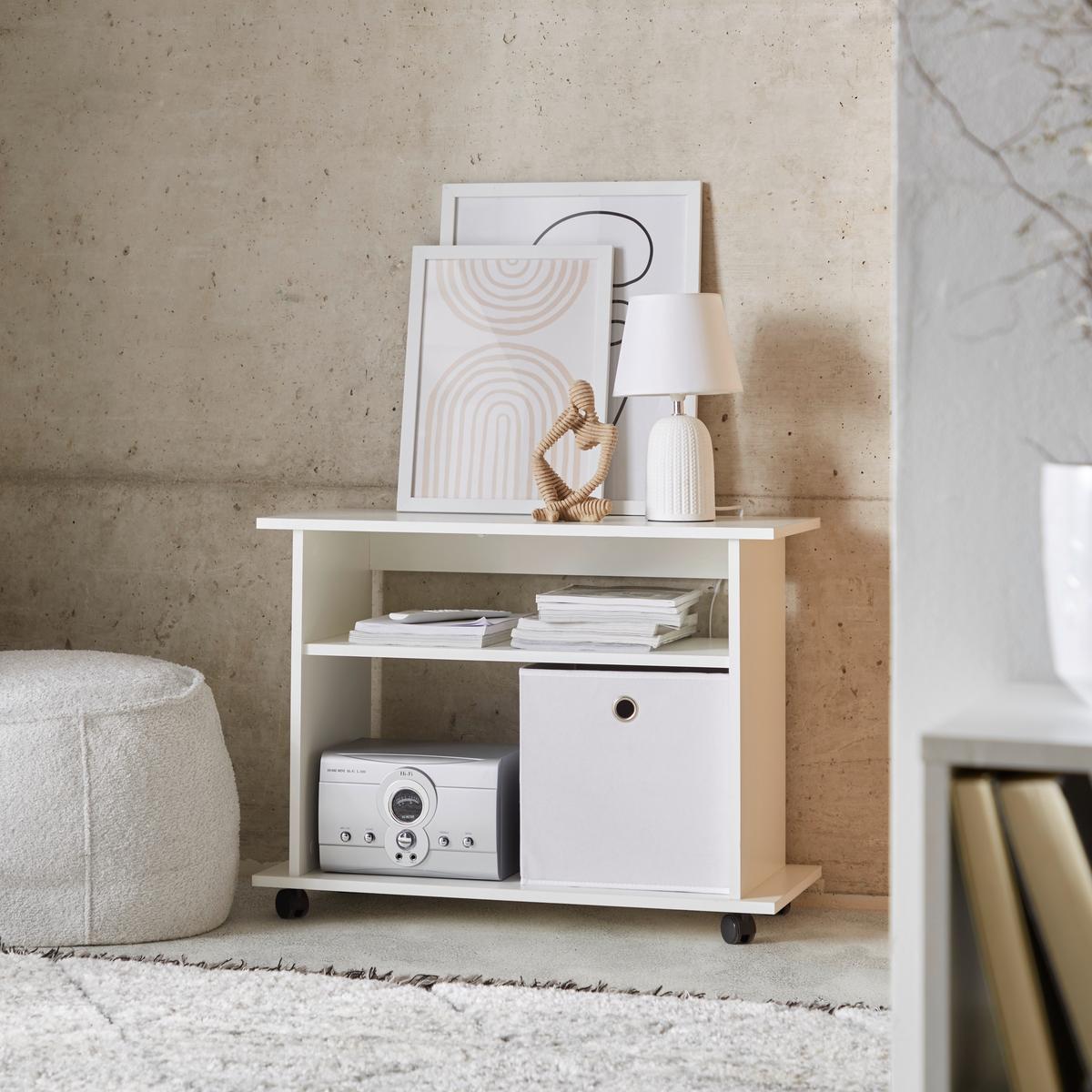 Măsuță TV MX 182 - alb, Modern, material pe bază de lemn (80/60,1/38cm) - Modern Living