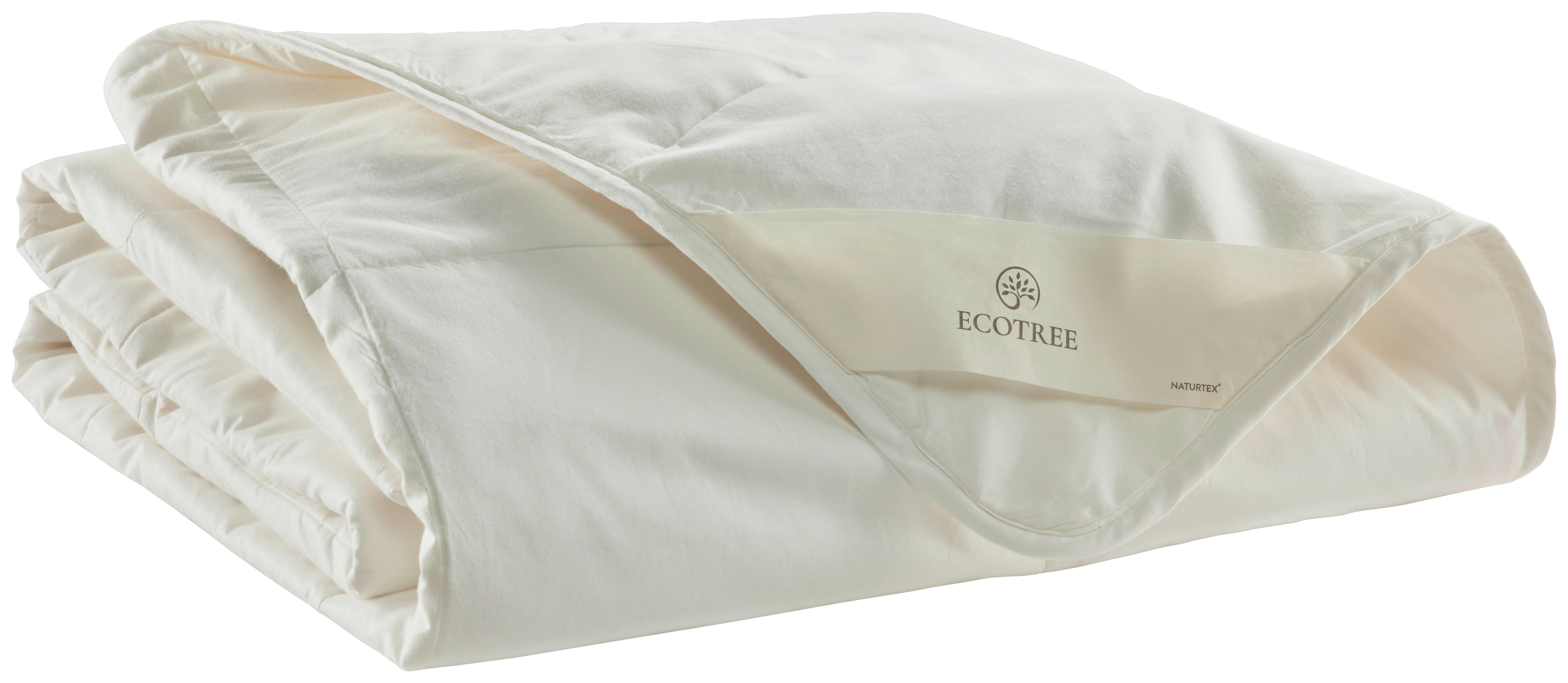 Duvet Bamboo ca. 160x210cm - Weiss, Modern, Textil (160/210cm) - ecoTree