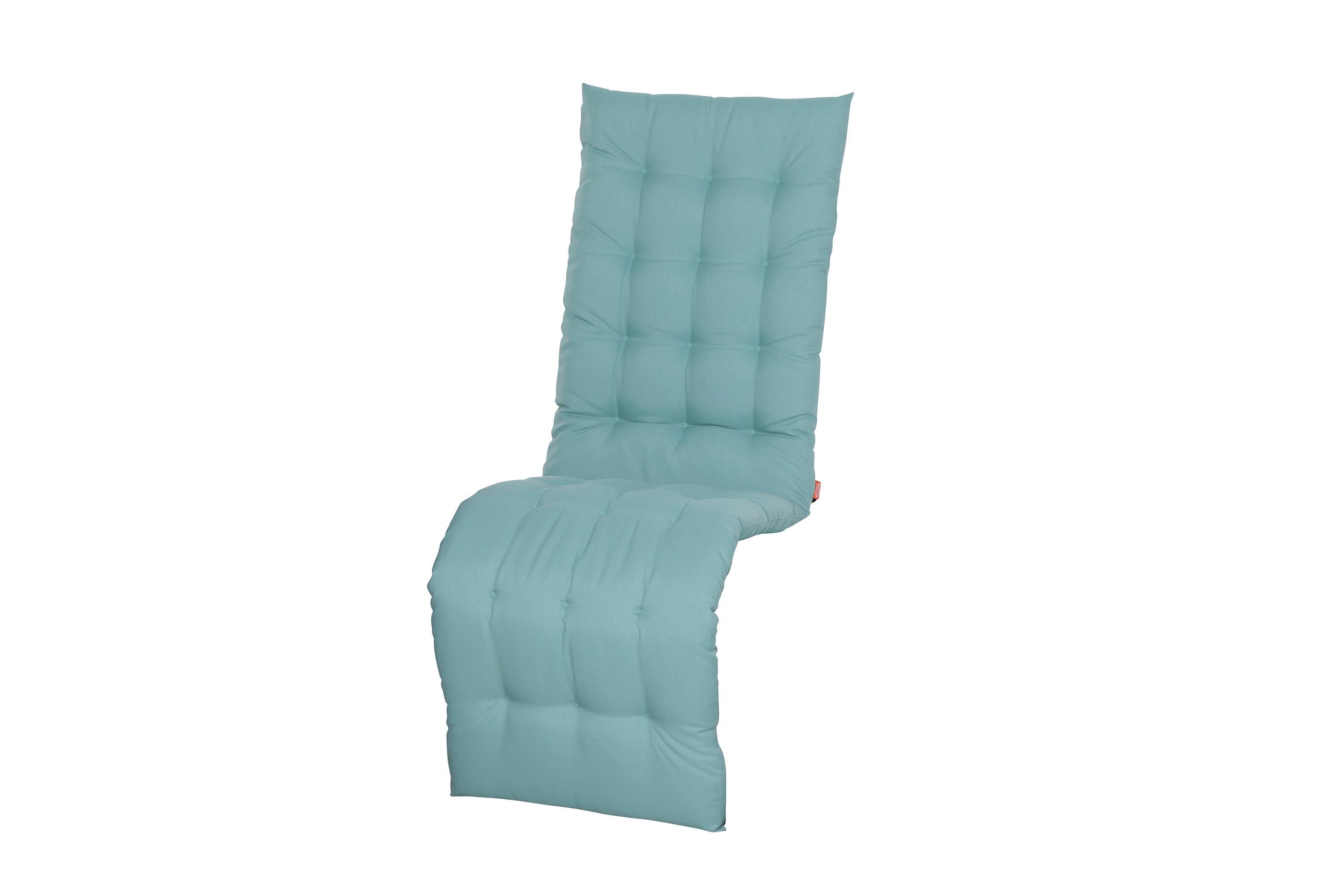 Siena Garden Liegenauflage Türkis - Türkis, KONVENTIONELL, Textil (48/6/160cm) - Siena Garden