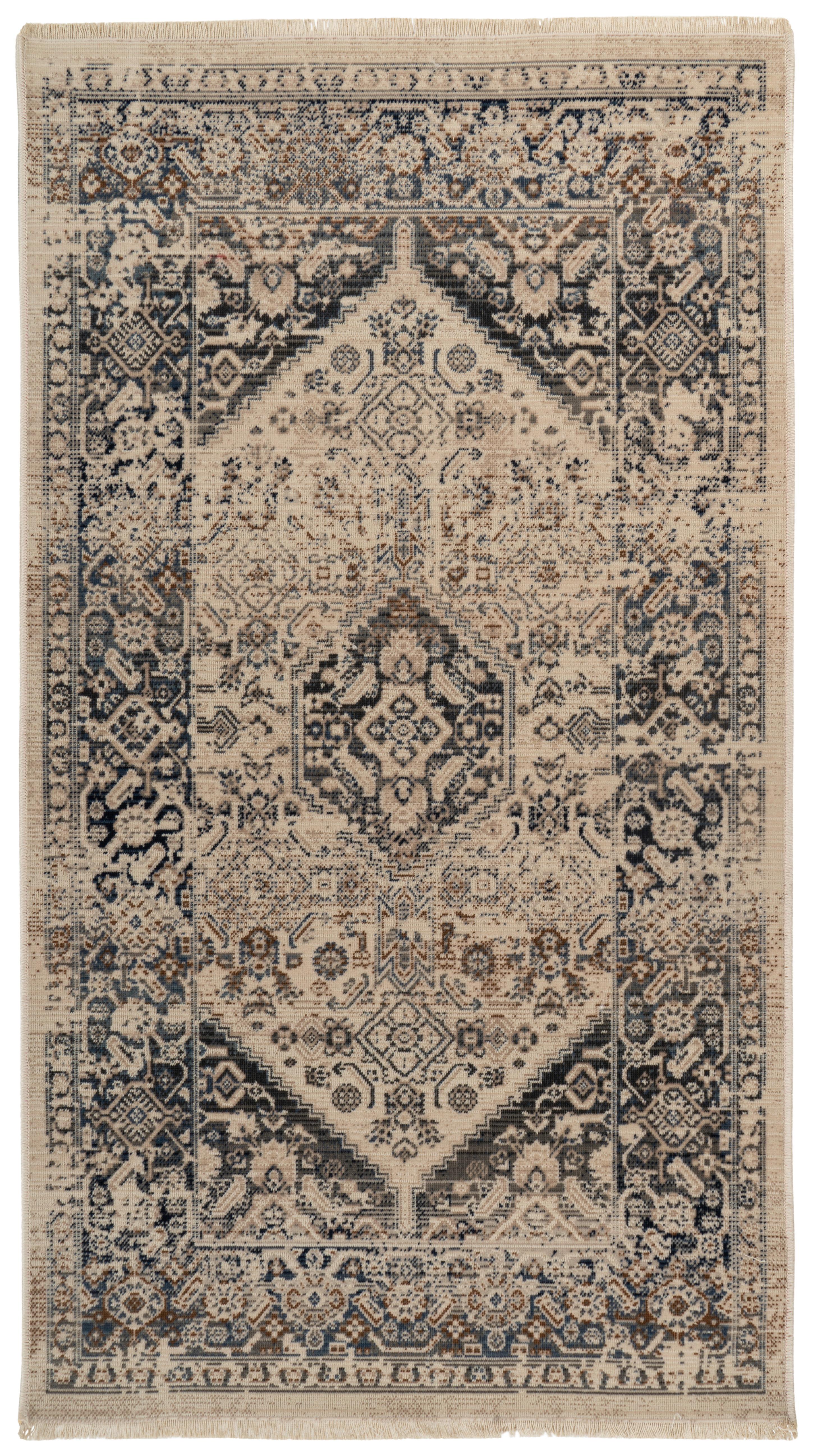 Orientteppich Charu 400 - Blau, Konventionell, Textil (120/170cm) - Kayoom