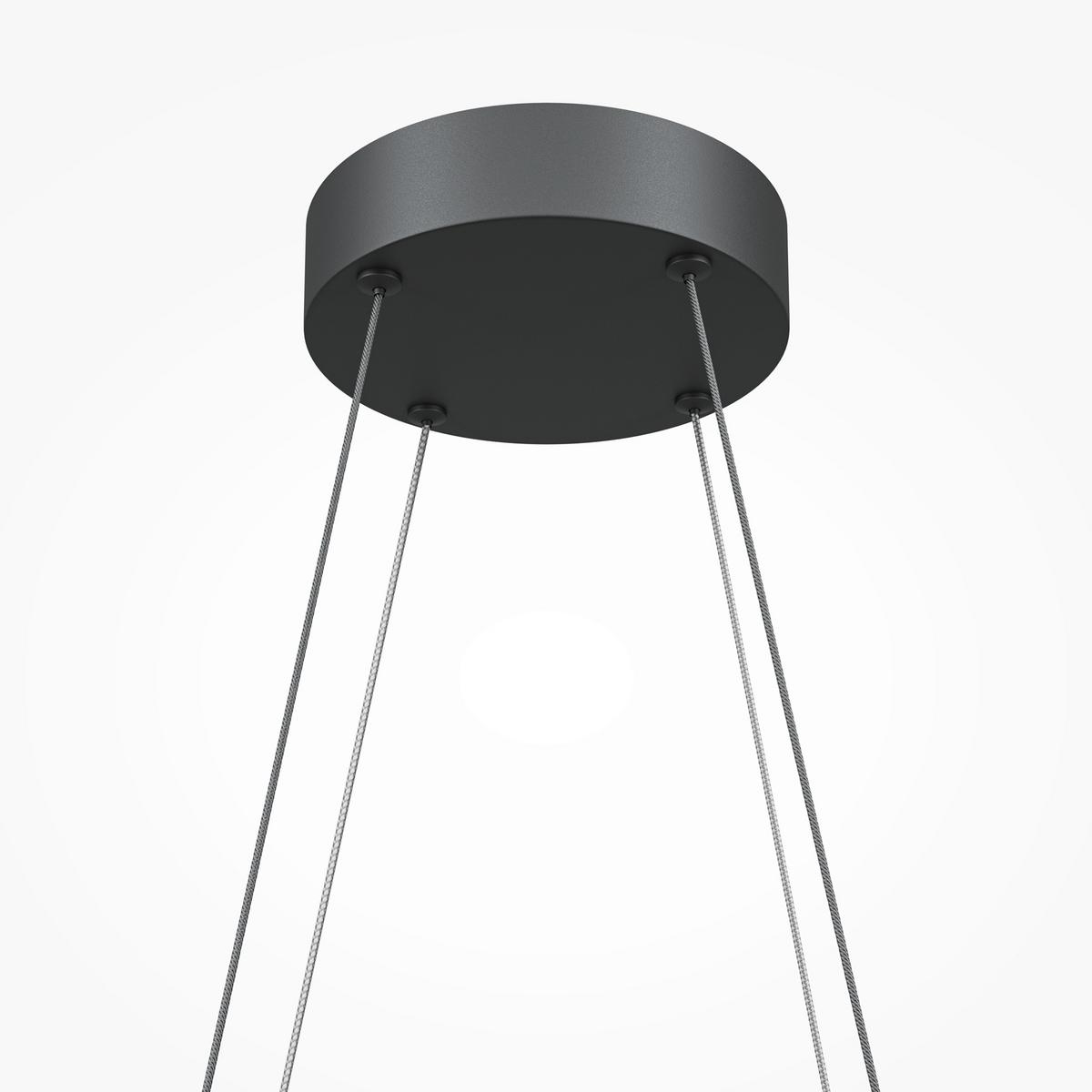 Pendelleuchte Mod244pl-L50bk - Schwarz, Design, Metall (103,5/307/30cm) - MAYTONI