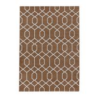 Webteppich Efor Kupferfarben ca. 80x250cm - Kupferfarben, Basics, Textil (80/250cm)