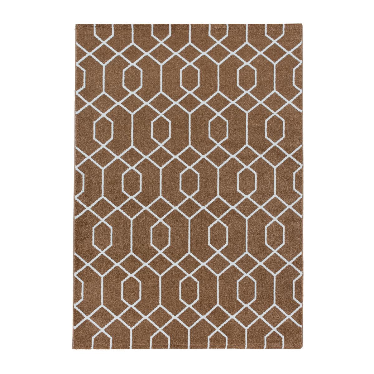 Webteppich Efor Kupferfarben ca. 80x250cm - Kupferfarben, Basics, Textil (80/250cm)
