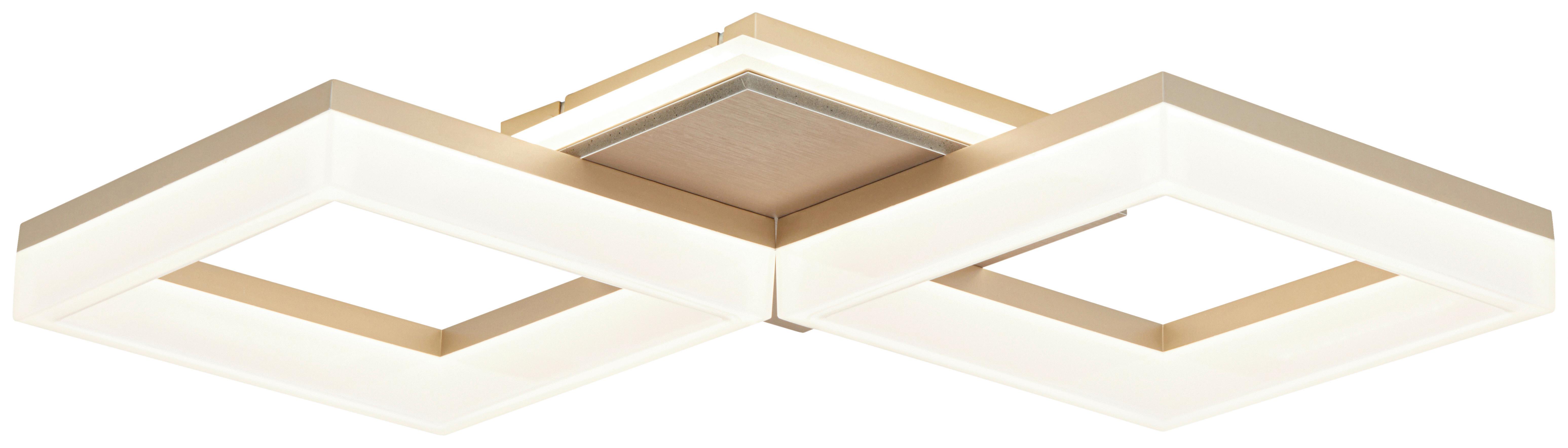 Stropna Led-svetilka Kool - barve šampanjca, Moderno, kovina/umetna masa (62/31/9cm) - Mömax