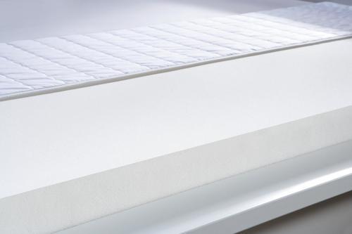 Ležišče Living Soft, 100x200 Cm - bela, tekstil (100/200cm) - Based