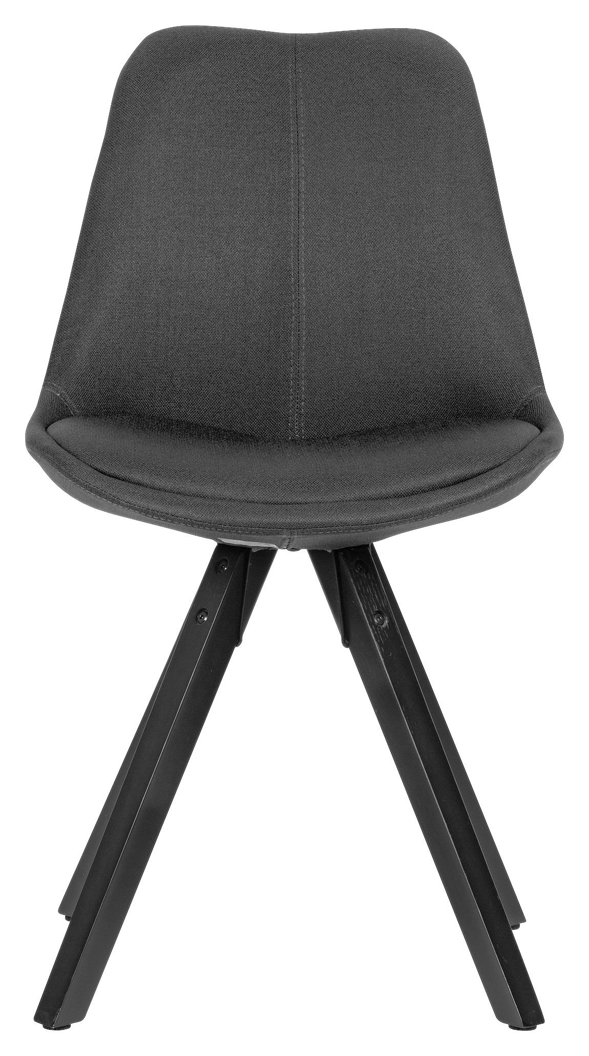 Set Stolov Wl6.122 - črna/antracit, Moderno, tekstil/les (49/87cm) - MID.YOU
