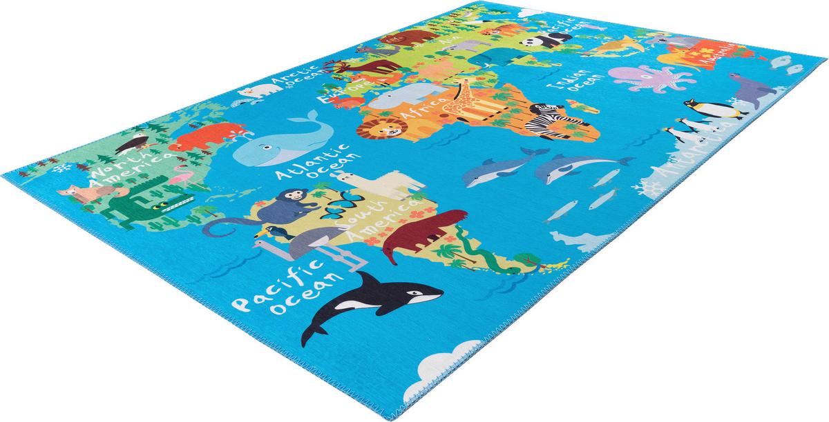 SPIELTEPPICH MY TORINO KIDS - Blau, Trend, Textil (160/230cm) - Ben'n'jen