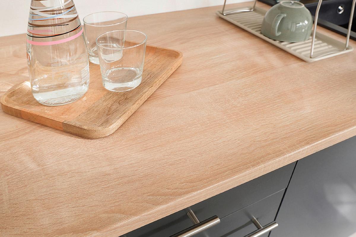 Bife Omara Merle, 100cm - srebrne barve/siva, Basics, kovina/steklo (100/200/60cm) - Respekta