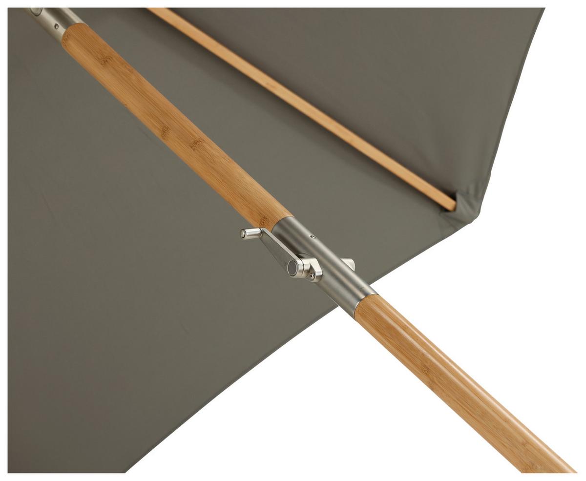 SONNENSCHIRM CEROX - Grau, KONVENTIONELL (270/250cm) - Gardenson
