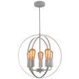 Hängeleuchte Saraya max. 60 Watt - Weiß, ROMANTIK / LANDHAUS, Metall (49/175,5cm) - Modern Living Hängeleuchte Saraya max. 60 Watt - Weiß, ROMANTIK / LANDHAUS, Metall (49/175,5cm) - Modern Living