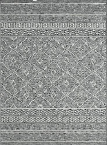 Flachwebteppich Ottawa3 in Grau ca. 200x250cm - Grau, Basics, Textil (200/250cm) - Mömax