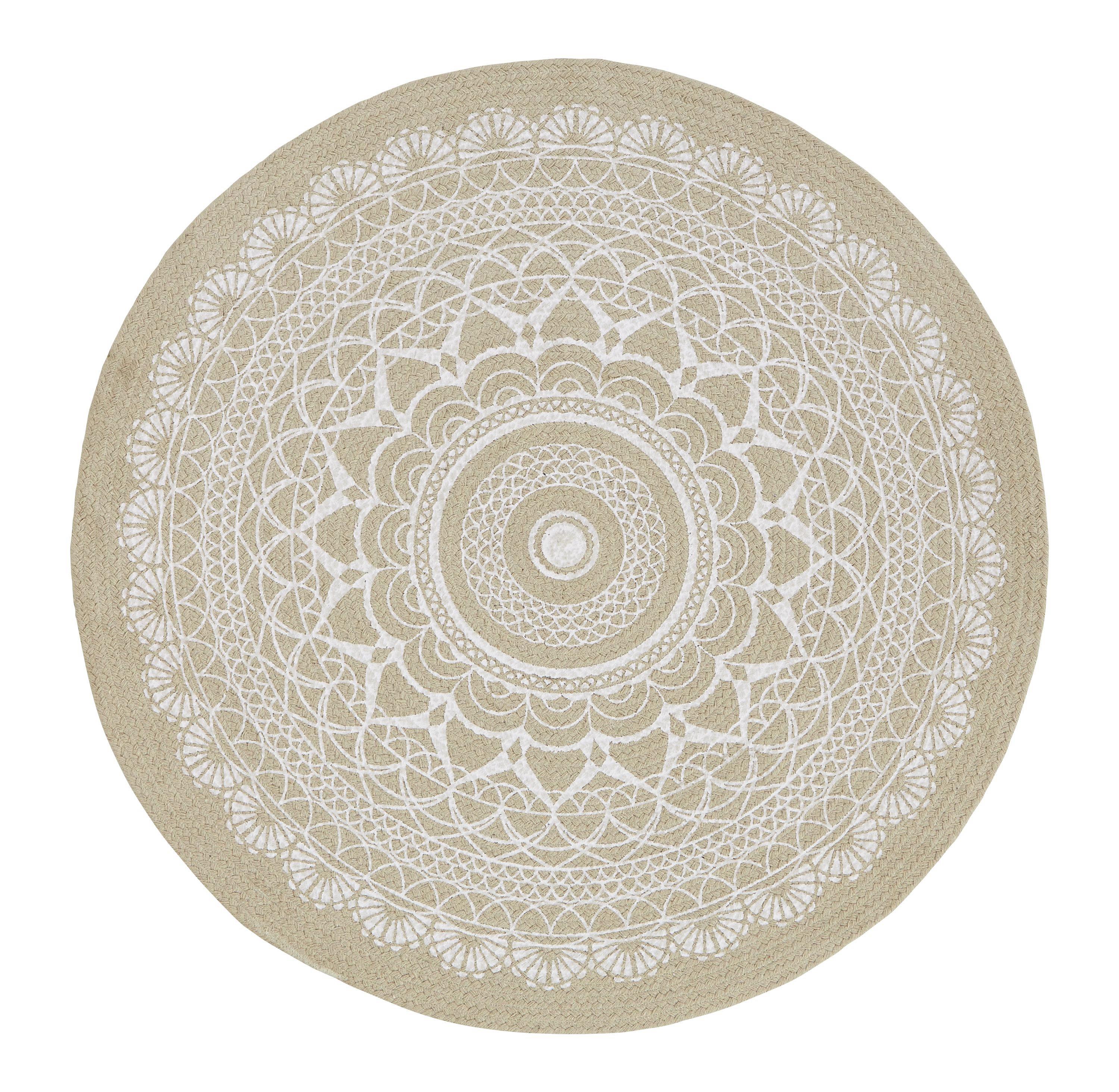 Flachwebeteppich Mila Hellbraun 100cm - Hellbraun, Textil (100cm) - Mömax modern living