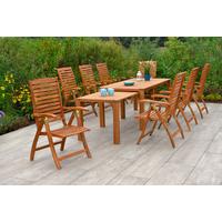 Gartenset Paraiba Naturfarben Akazie - Naturfarben, MODERN, Holz - Gardenson