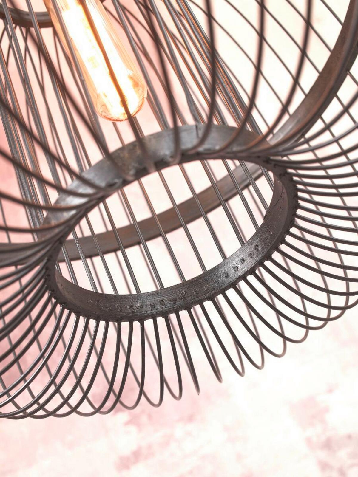 Stoječa Svetilka Hokkaido, Črna - črna, Trend (176/36/63cm) - Good & Mojo