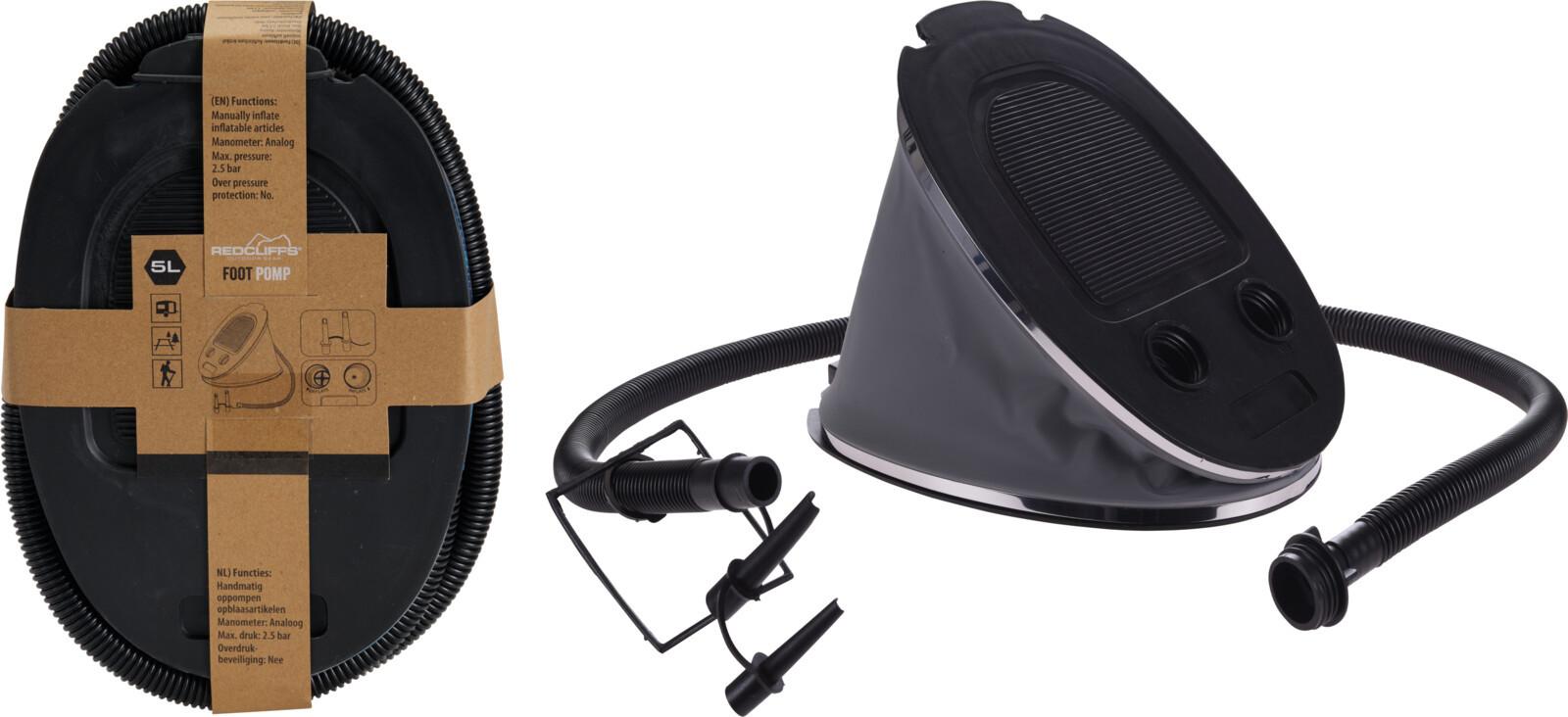 Pumpa Randy - fekete, műanyag (23/18,5cm)