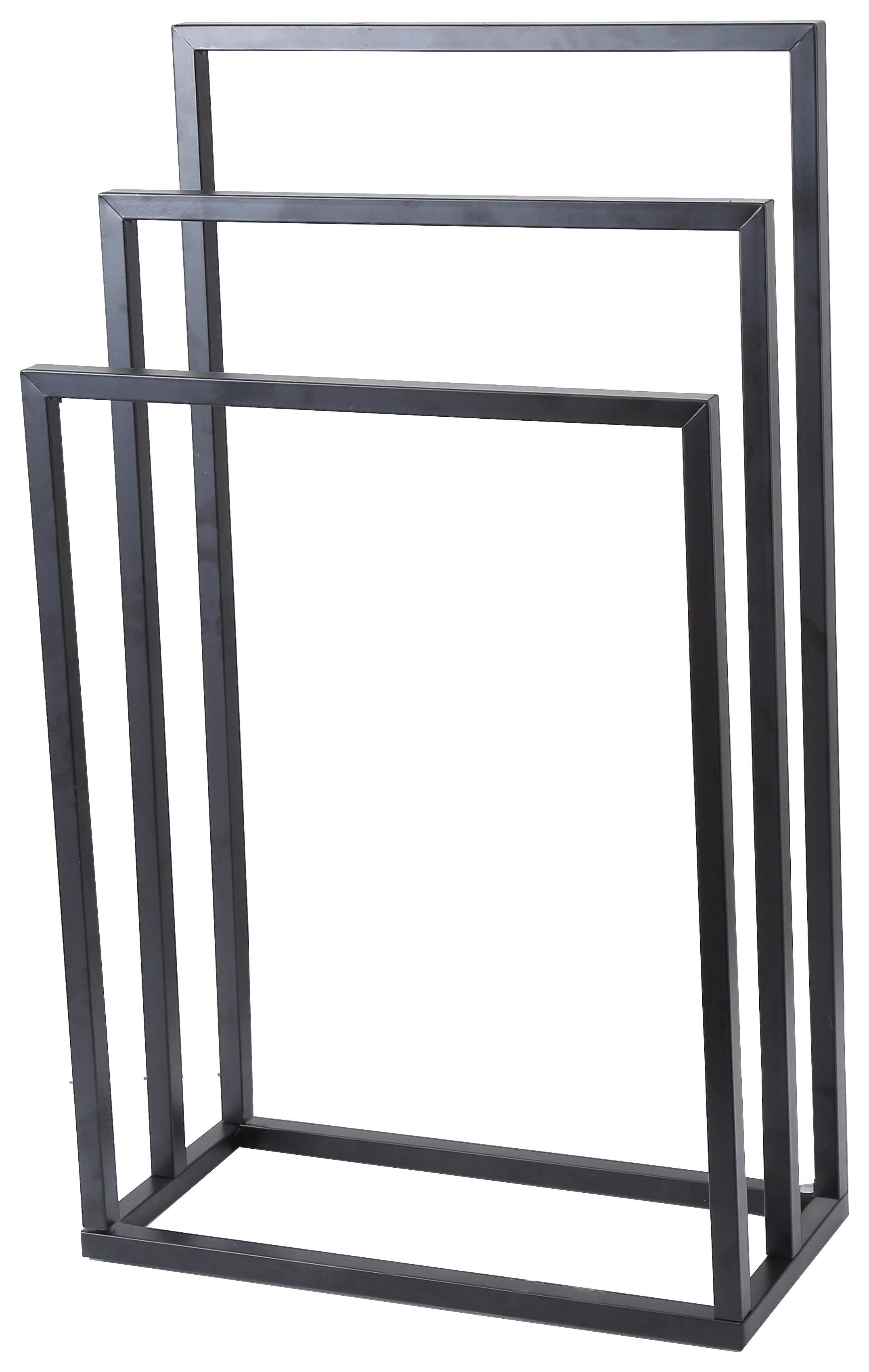 Držalo Za Brisače Marino, Črna - črna, Konvencionalno, kovina (45/85/21cm) - Mömax