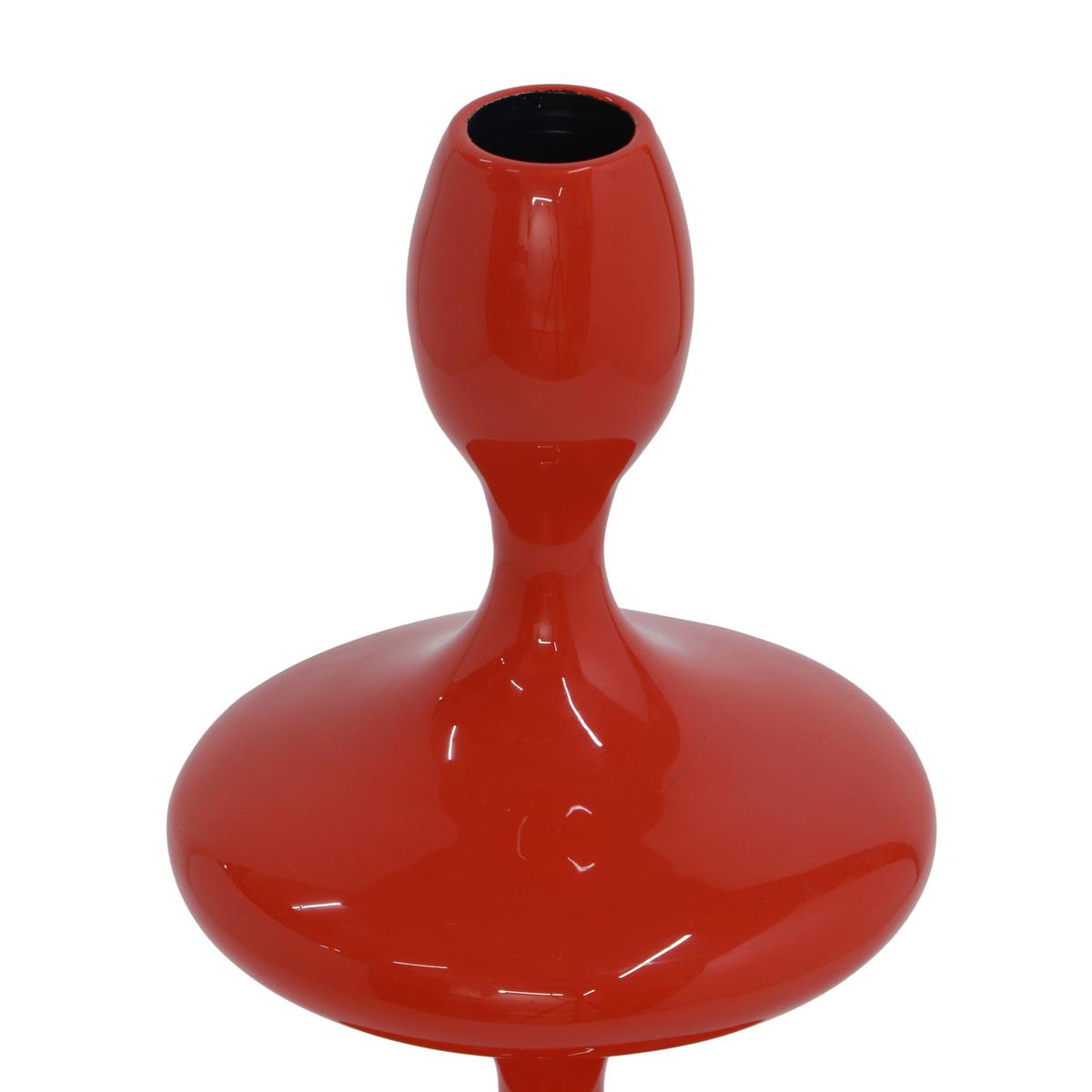 Stabkerzenhalter Laureen Rot - Rot, Basics, Metall (11/28/11cm)